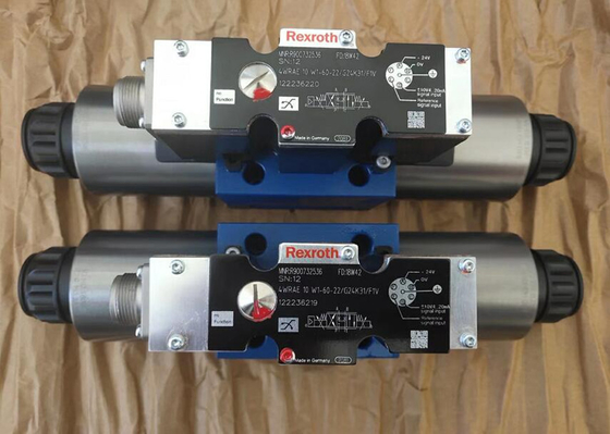 Subplate Rexroth হাইড্রোলিক সোলিনয়েড ভালভ 4WRA6E07-2X/G24N9K4/VL