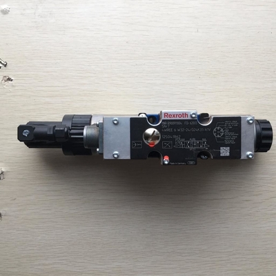 Subplate Rexroth হাইড্রোলিক সোলিনয়েড ভালভ 4WRA6E07-2X/G24N9K4/VL